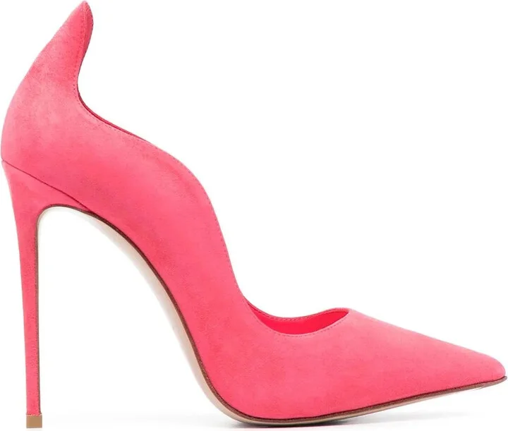 Ivy 110mm suede pumps
