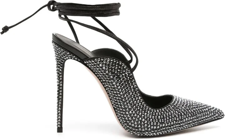 Ivy 120mm crystal-embellished pumps