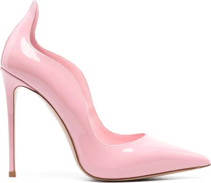 Ivy 120mm leather pumps