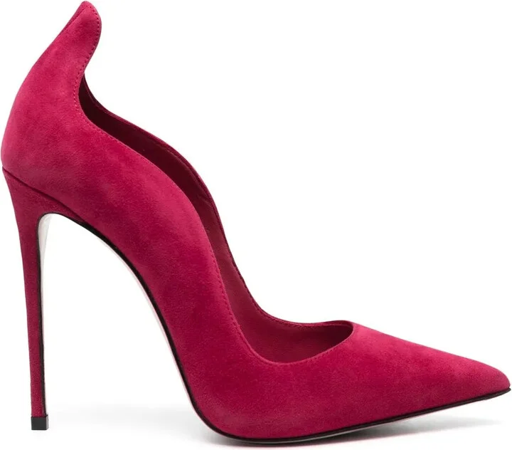 Ivy 120mm suede pumps