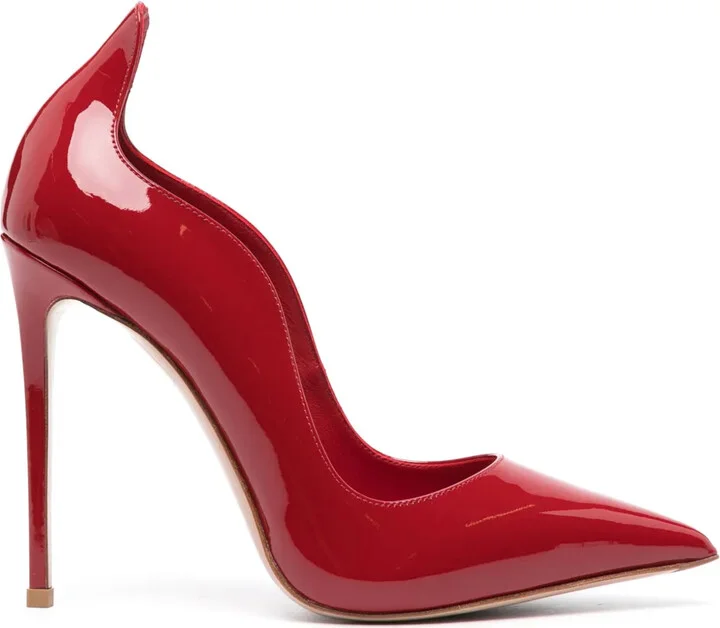 Ivy 120mm suede pumps