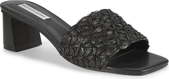 Ivy 50MM Floral Textured Sandals - Image 2