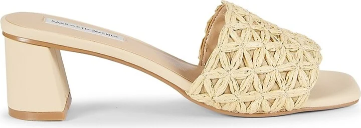 Ivy 50MM Floral Textured Sandals