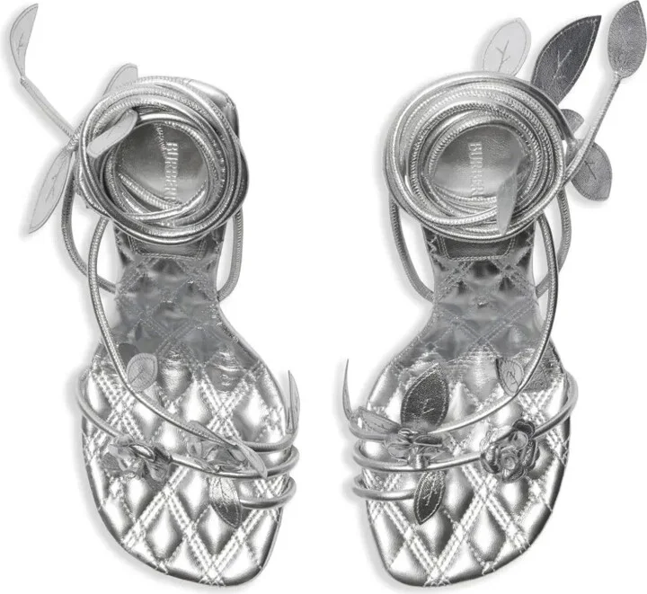 Ivy Flora 105mm leather sandals - Image 4
