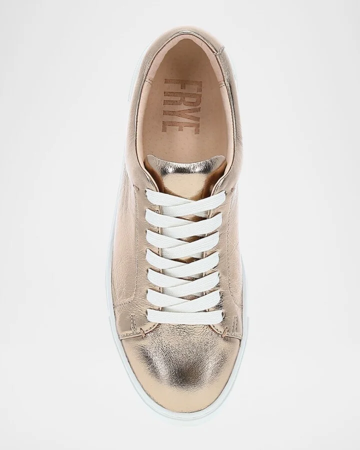 Ivy Metallic Low-Top Sneakers - Image 3