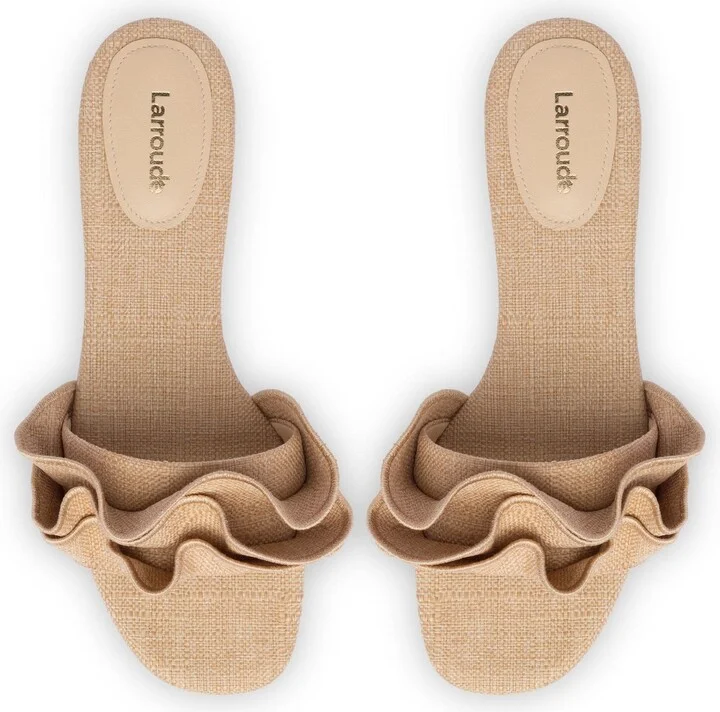 Ivy Ruffle Flat Mule - Image 3