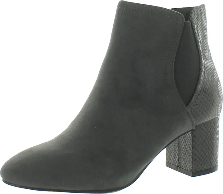 IVYNAAF Womens Faux Leather Ankle Boots