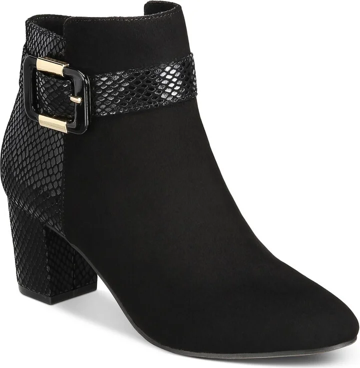 Ivyy Womens Zipper Padded Insole Ankle Boots
