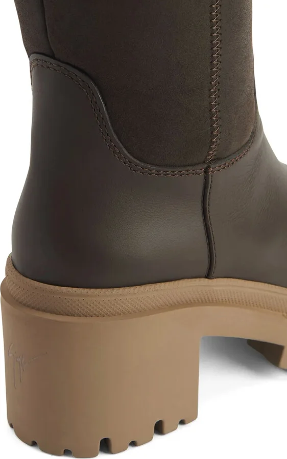 Iwona 70mm leather boots - Image 4