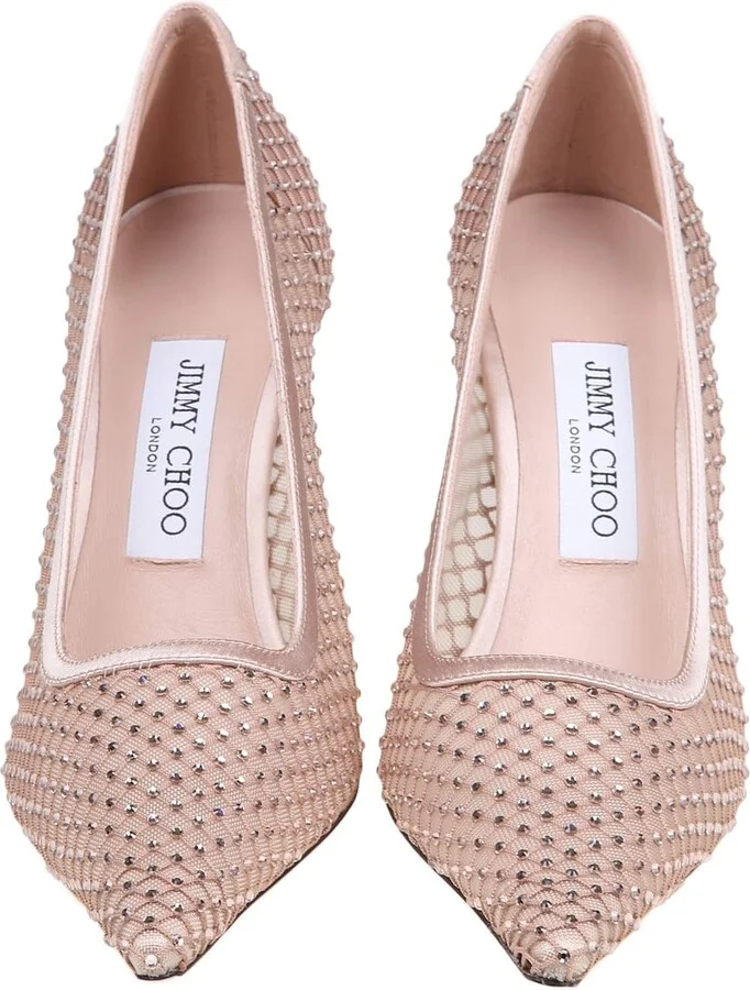 Ixia 95 Mesh Pumps With Crystals - Image 3