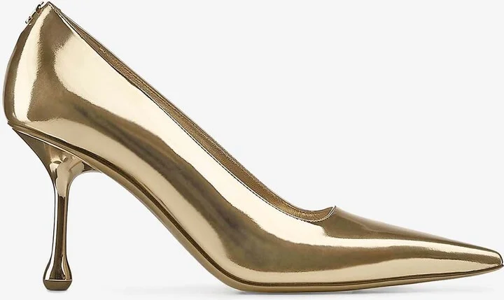 Ixia 95 Metallic Leather Pumps