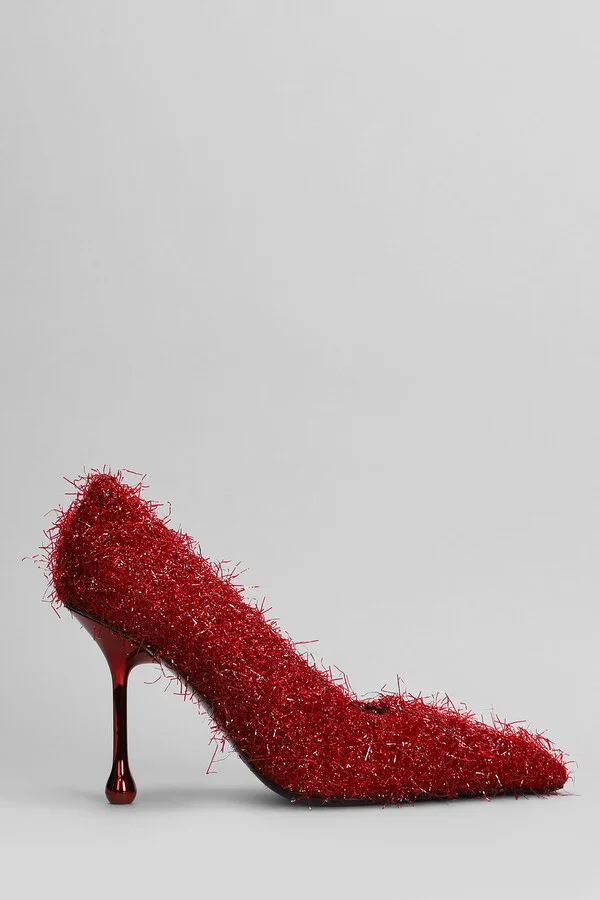 Ixia 95 Pumps In Red Laminate