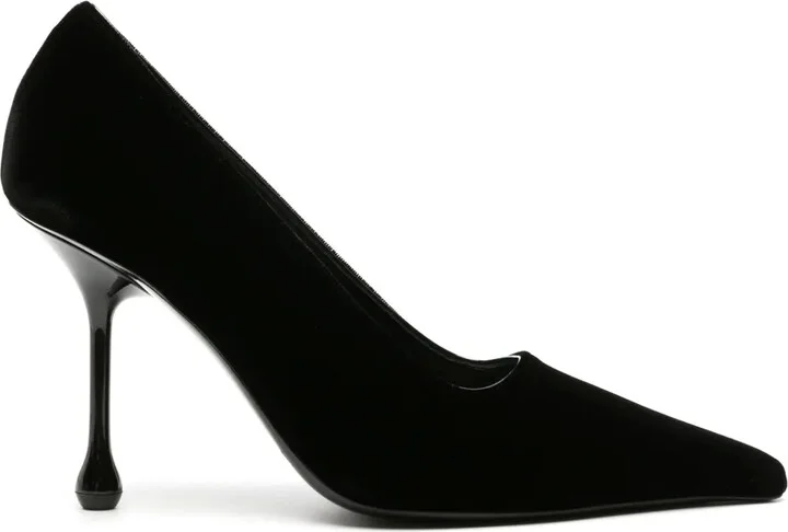 Ixia 95mm velvet pumps