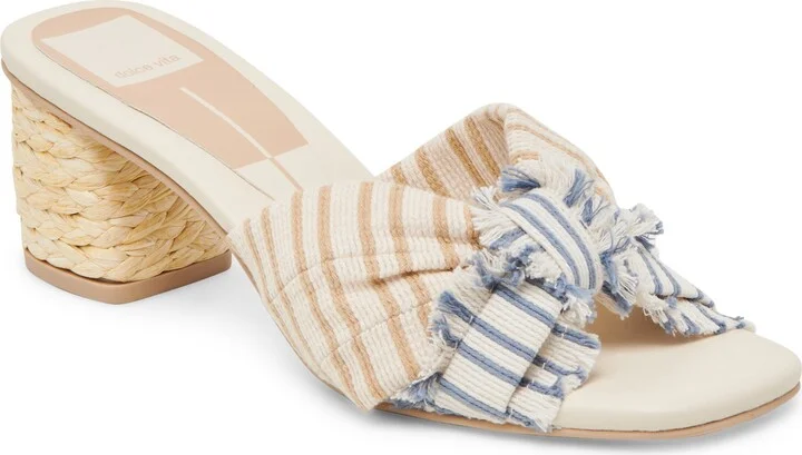 Blue Multi Stripe Fabric
