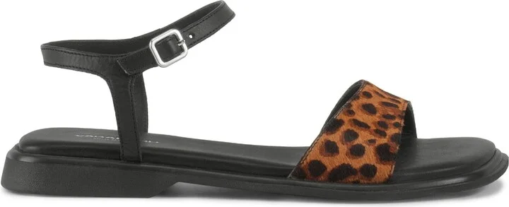 Izzy Genuine Calf Hair Ankle Strap Sandal - Image 3