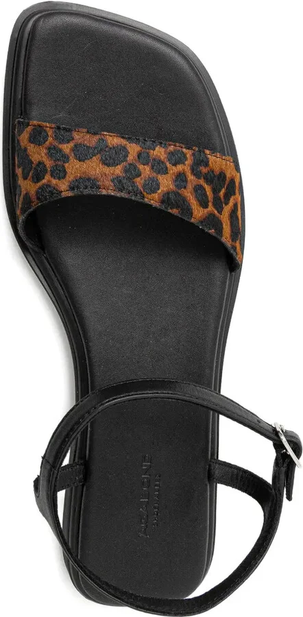Izzy leather leopard-print sandals - Image 3