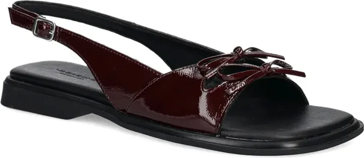 Izzy patent bow slingback sandals - Image 2