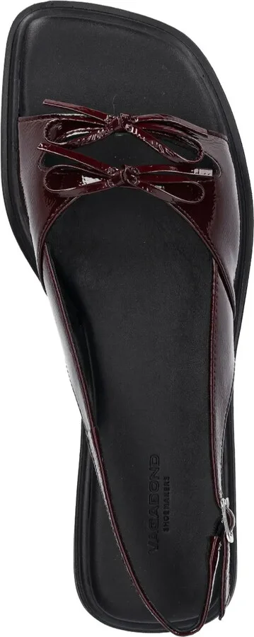 Izzy patent bow slingback sandals - Image 3