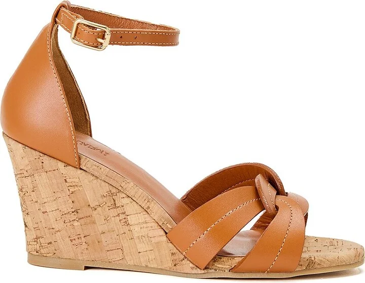 J. McLaughlin Madrid Leather Wedge