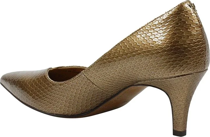 J. Renee Abigaile Women's Shoes Oro Snake Print : 6 M (B), Textile - Image 4