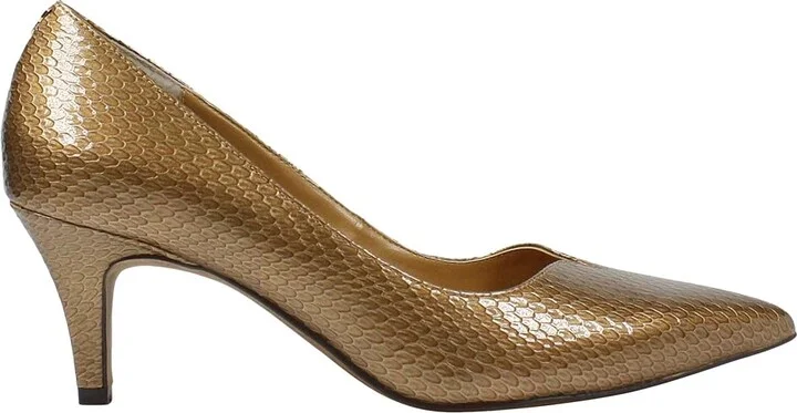 J. Renee Abigaile Women's Shoes Oro Snake Print : 6 M (B), Textile - Image 7