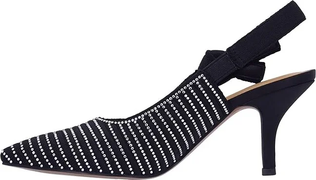 J. Renee Adilene High Women's Heels Black : 9.5 M (B), Rubber/Synthetic - Image 4