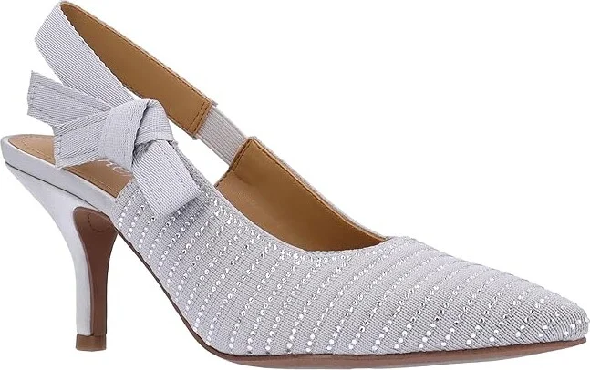 J. Renee Adilene High Women's Heels Steel Grey : 6.5 M (B), Rubber/Synthetic