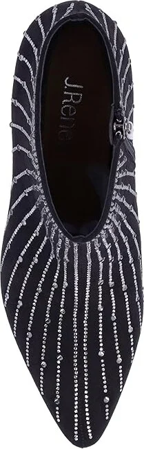 J. Renee Alannis Women's Shoes Black : 6 M (B), Textile - Image 2
