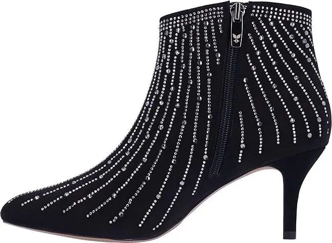 J. Renee Alannis Women's Shoes Black : 6 M (B), Textile - Image 6