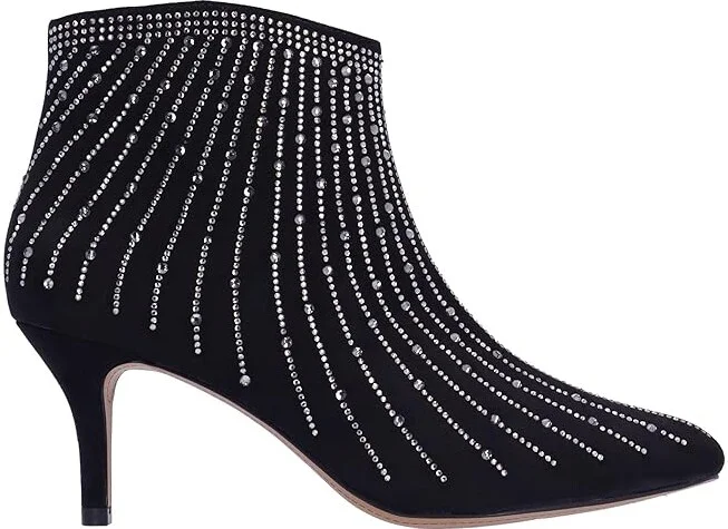 J. Renee Alannis Women's Shoes Black : 6 M (B), Textile - Image 7