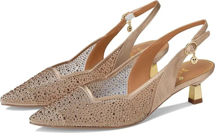 J. Renee Aleksa High Women's Heels Beige : 13 M (B), Textile