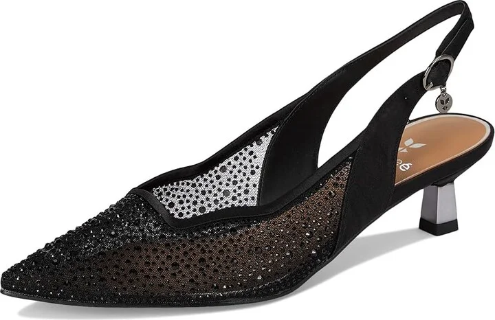 J. Renee Aleksa High Women's Heels Black : 11 W (C), Textile - Image 5