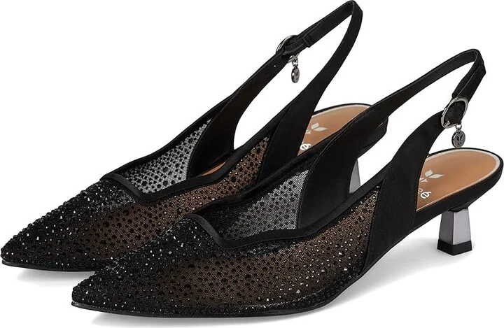 J. Renee Aleksa High Women's Heels Black : 11 W (C), Textile