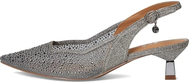 J. Renee Aleksa High Women's Heels Pewter : 10.5 M (B), Textile - Image 6