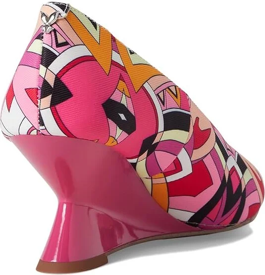 J. Renee Anisha High Women's Heels Pink/Red/Purple/Black : 8 W (C), Rubber - Image 4