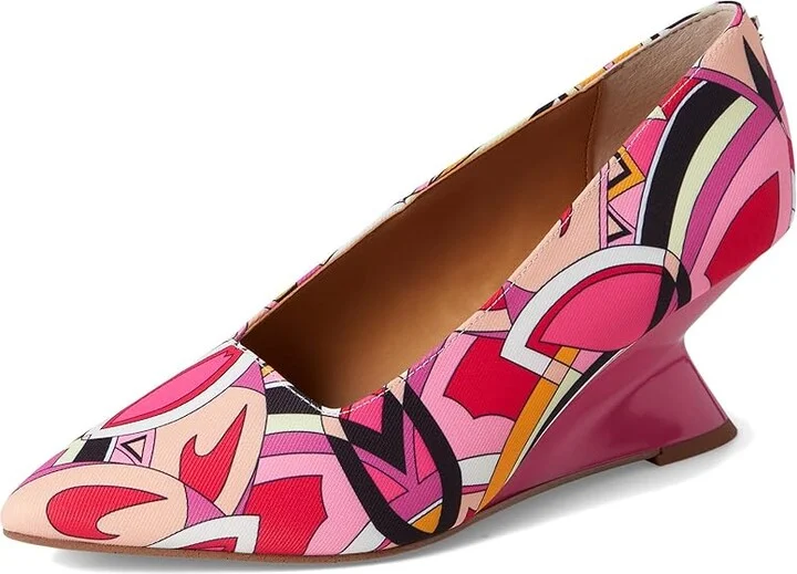 J. Renee Anisha High Women's Heels Pink/Red/Purple/Black : 8 W (C), Rubber - Image 5