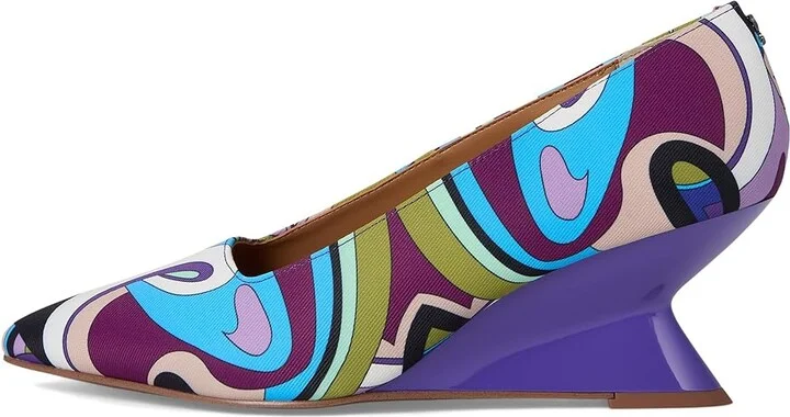J. Renee Anisha High Women's Heels Purple/Blue/Green/Black : 7 W (C), Rubber - Image 6