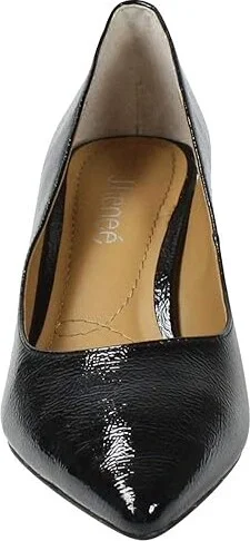 J. Renee Asilah Women's Shoes Black Crinkle : 5.5 M (B), Synthetic - Image 4