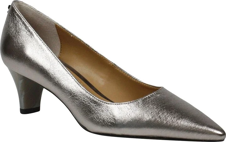 J. Renee Asilah Women's Shoes Taupe Metallic Nappa : 6 M (B), Synthetic