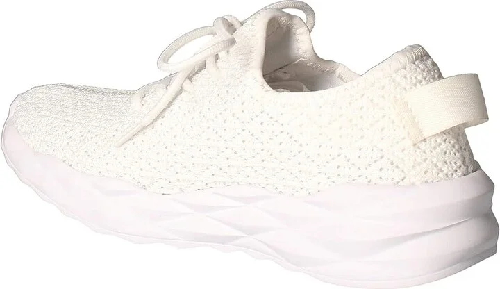 J. Renee Badrika Women's Shoes White Knit Fabric : 6 M (B), Textile - Image 4