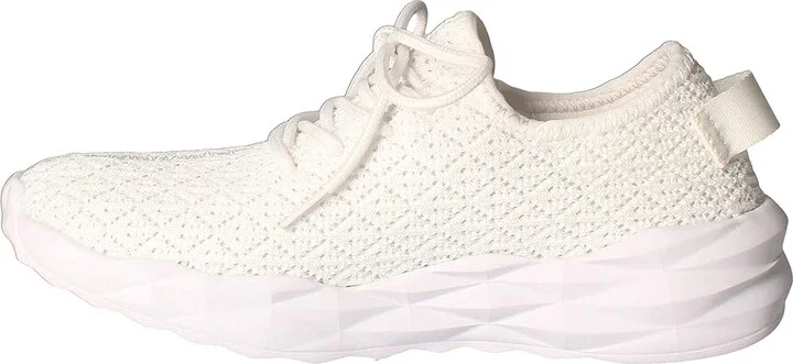 J. Renee Badrika Women's Shoes White Knit Fabric : 6 M (B), Textile - Image 6