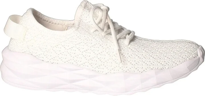 J. Renee Badrika Women's Shoes White Knit Fabric : 6 M (B), Textile - Image 7