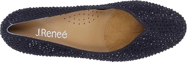 J. Renee Bielle Women's Shoes Black : 6 M (B), Textile - Image 2