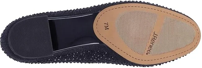 J. Renee Bielle Women's Shoes Black : 6 M (B), Textile - Image 3