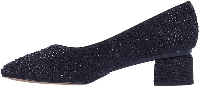 J. Renee Bielle Women's Shoes Black : 6 M (B), Textile - Image 6