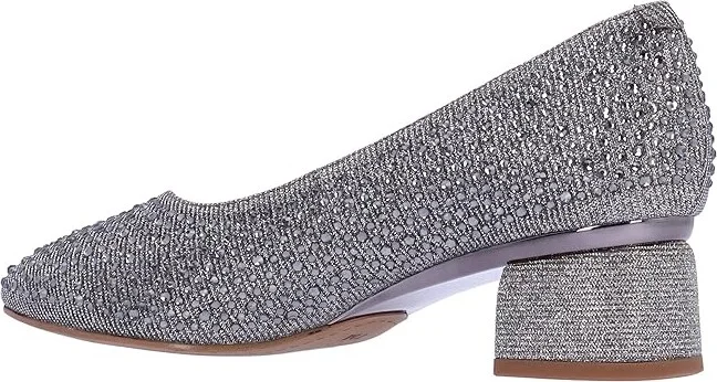 J. Renee Bielle Women's Shoes Pewter : 6 M (B), Textile - Image 3