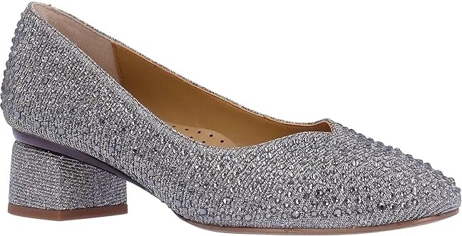 J. Renee Bielle Women's Shoes Pewter : 6 M (B), Textile