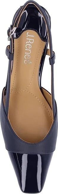 J. Renee Cyrene High Women's Heels Navy : 8 M (B) - Image 2