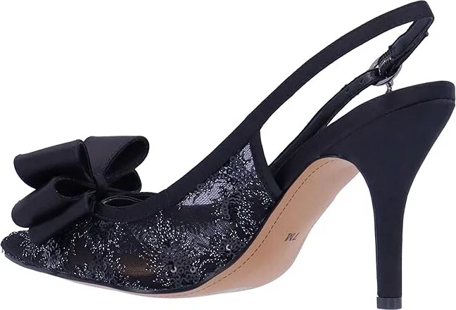 J. Renee Deloris Women's Shoes Black : 7 M (B), Textile - Image 4