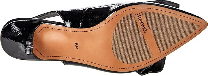 J. Renee Devika Women's Shoes Black Patent : 5.5 M (B), Synthetic - Image 3